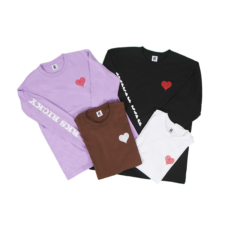 RKS in heartロングTシャツ - RKS ricky