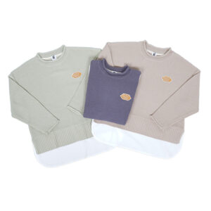 RKS フェイクレイヤードニット